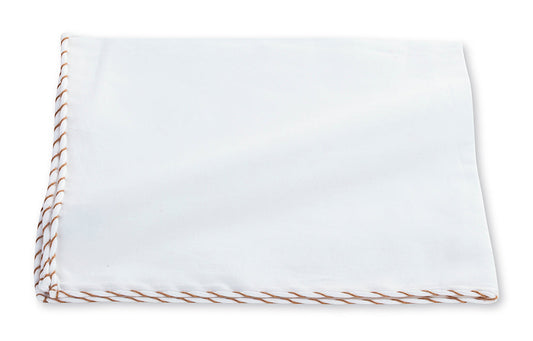 R. Hanauer Whipstitch Border Pocket Square - 122