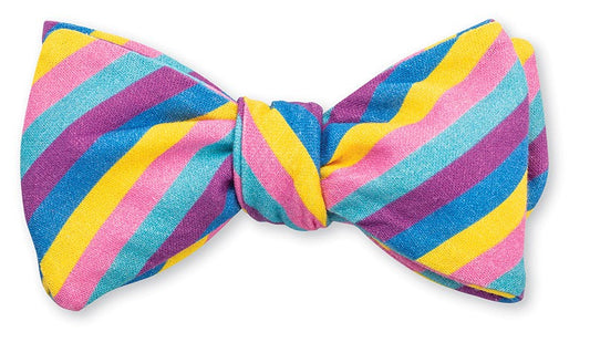 R. Hanauer Emory Stripe Bow Tie - B5275