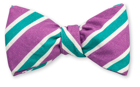 R. Hanauer Clearwood Stripe Bow Tie - B5274