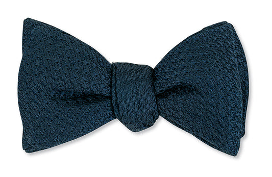 R. Hanauer Navy Grenadine Bow Tie - B5665