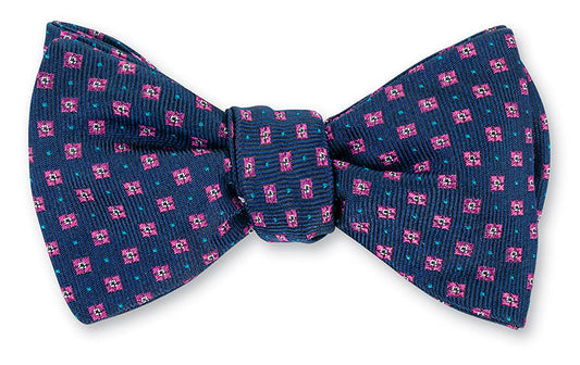 R. Hanauer Navy Madison Neats Bow Tie - B5608