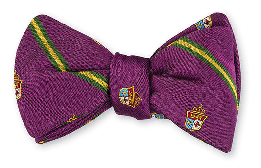 R. Hanauer Heraldic Stripes Bow Tie