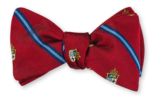 R. Hanauer Heraldic Stripes Bow Tie