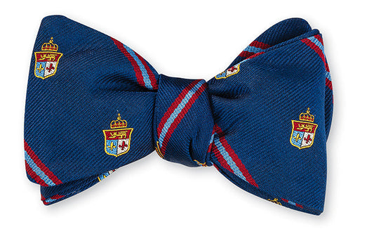 R. Hanauer Heraldic Stripes Bow Tie