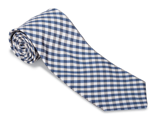 R. Hanauer Mid-Blue Claiborne Necktie - F5782