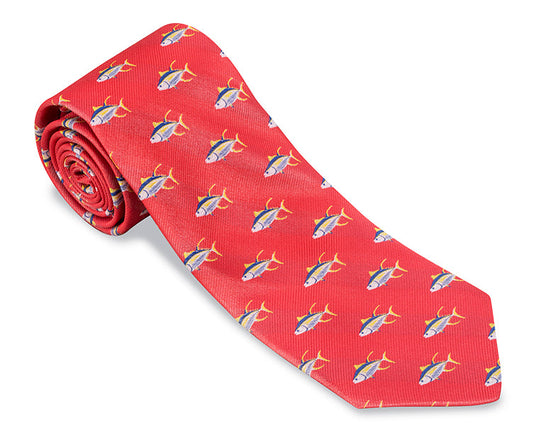 R. Hanauer Coral Tuna Necktie - F3665