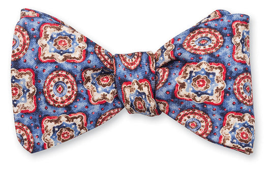 R. Hanauer Navy Bernadette Medallions Bow Tie - B5421